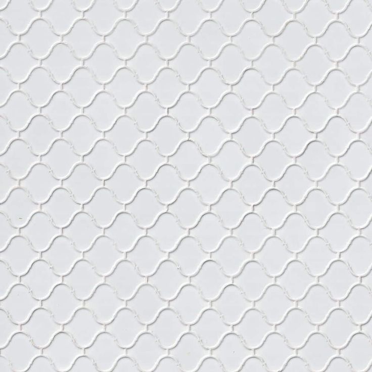 MSI Retro Bianco Arabesque 10.63 in. x 8.84 in. x 6mm Matte Porcelain Mesh-Mounted Mosaic Tile (10.95 sq. ft. / case)