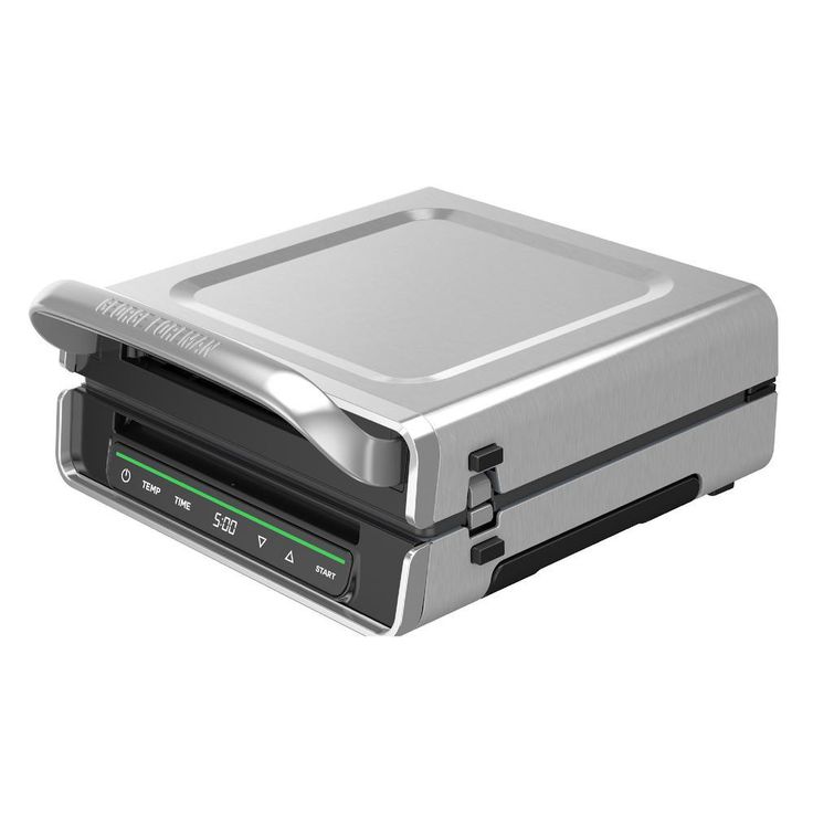 Smokeless - Digital Family Size Grill, Silver
