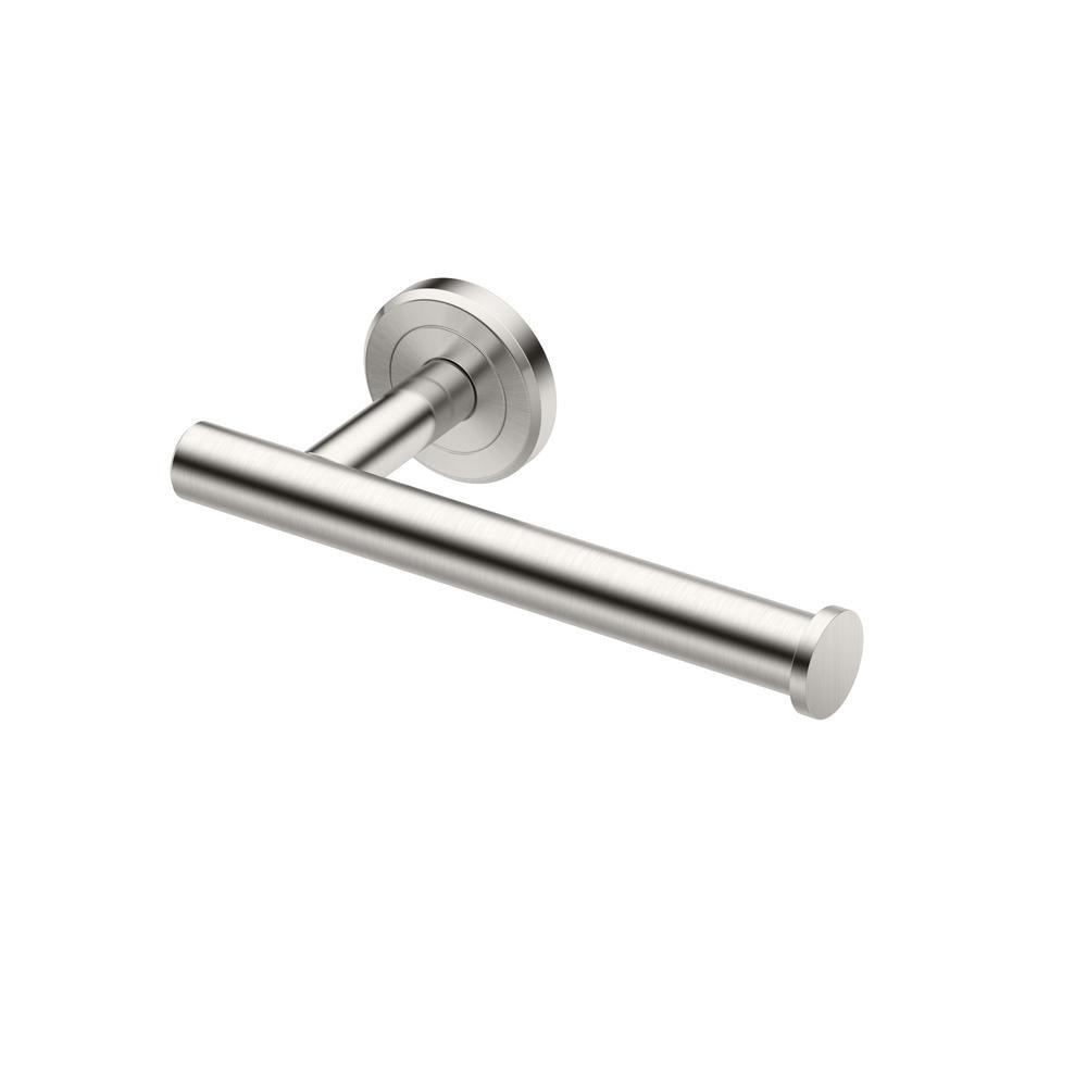 Latitude II Single Euro Toilet Paper Holder in Matte Black - Super Arbor