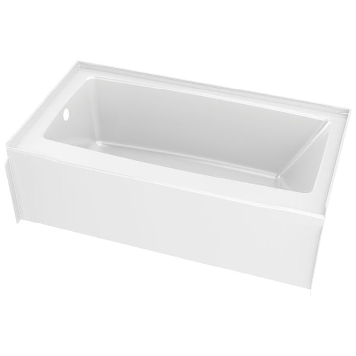 Classic 500 60 in. x 32 in. Soaking Bathtub with Left Drain in High Gloss White