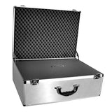 16.75 in. Smooth Aluminum Tool Case with Foam in Silver - Super Arbor
