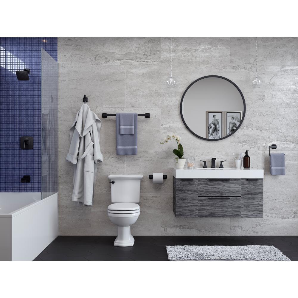 Venturi Toilet Paper Holder in Matte Black - Super Arbor