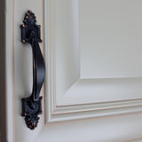 3-1/2 in. Center-to-Center Oil Rubbed Bronze Deco Cabinet Pull (10-Pack) - Super Arbor