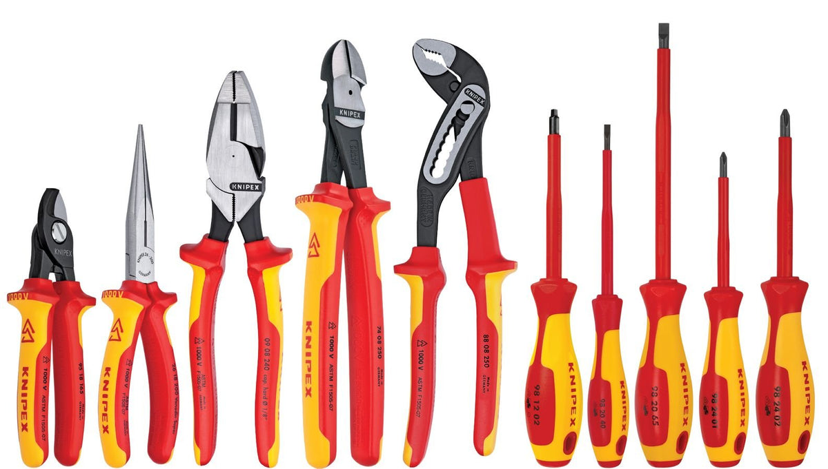 KNIPEX 10-Piece Household Tool Set