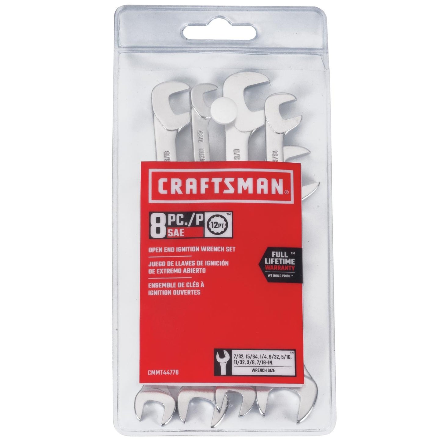 Craftsman SAE Ignition Wrench Set, 8-Piece