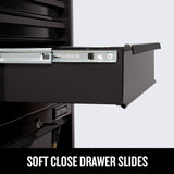 CRAFTSMAN 1000 Series 26.5-in W x 32.5-in H 4-Drawer Steel Rolling Tool Cabinet (Black)