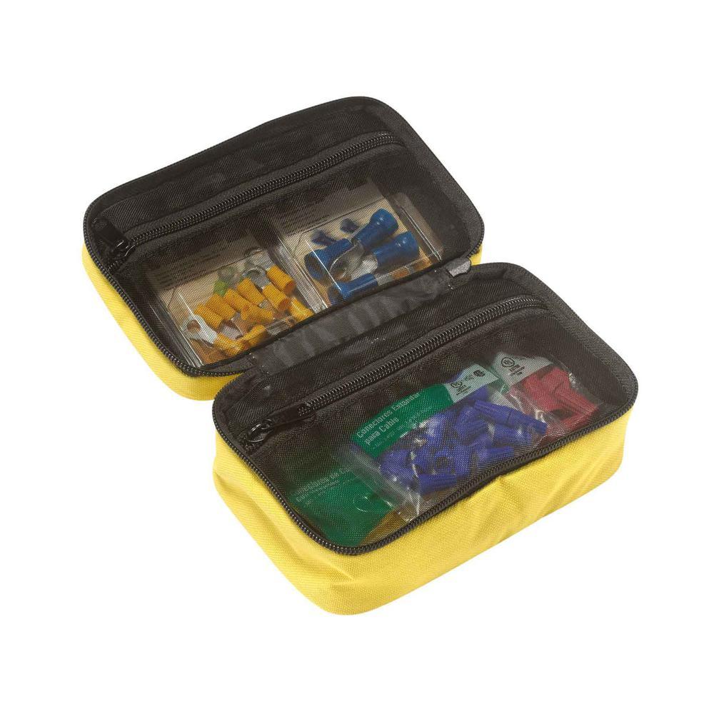 Arsenal 2-Compartment Small Parts Organizer, Yellow - Super Arbor