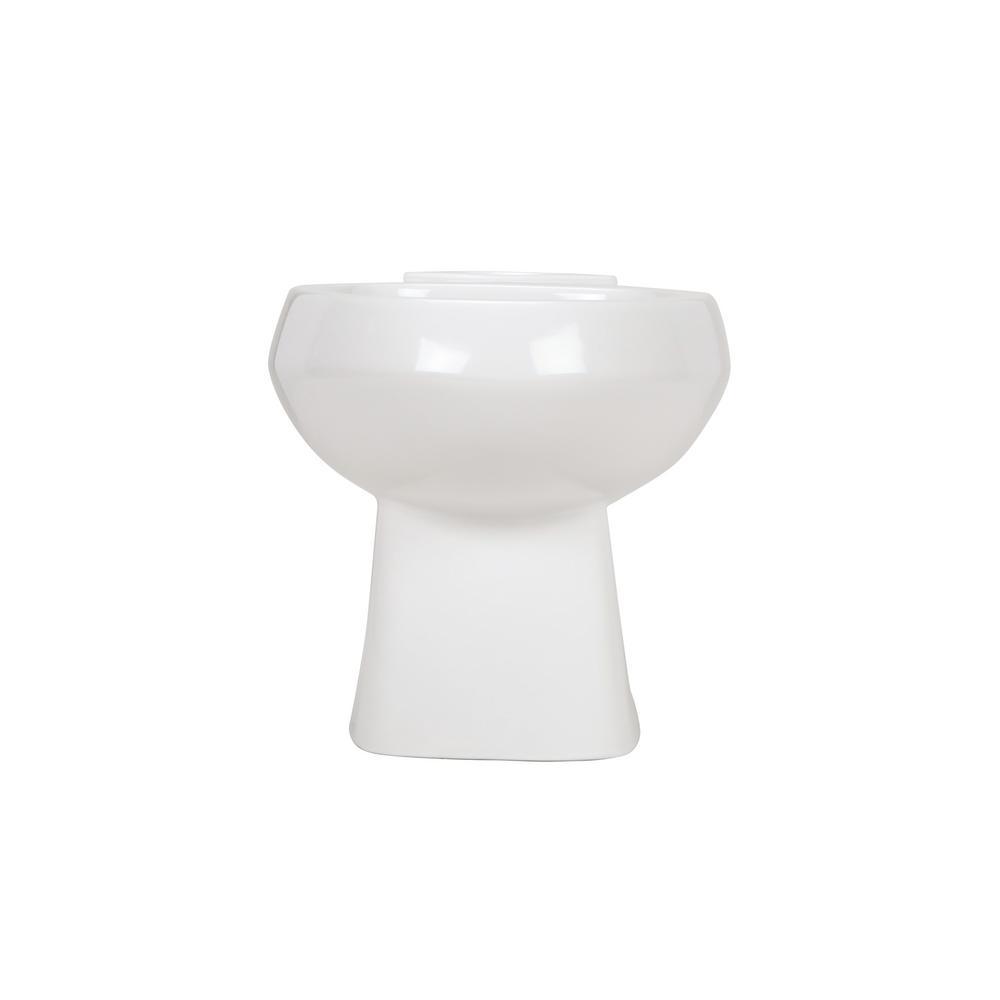 2-Piece 1.6 GPF Single Flush Elongated Pressure Assist Toilet in White - Super Arbor