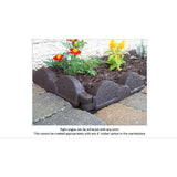 Valley View Industries 20 ft., 12 in. Pieces Dark Brown Rubber Edging - Super Arbor