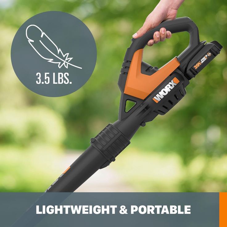 Worx POWER SHARE 20-Volt 120 MPH 80 CFM Cordless Blower (Bare Tool)