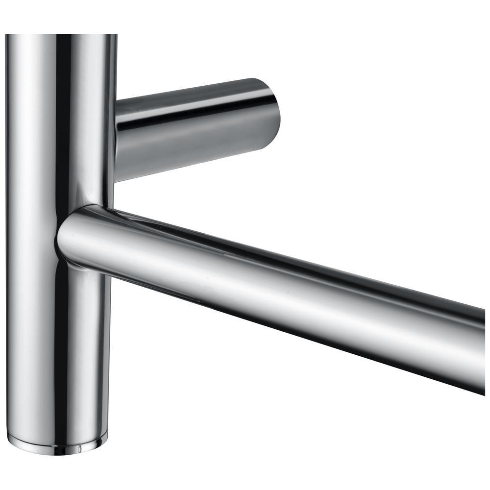 Gown 7-Bar Electric Towel Warmer in Polished Chrome - Super Arbor