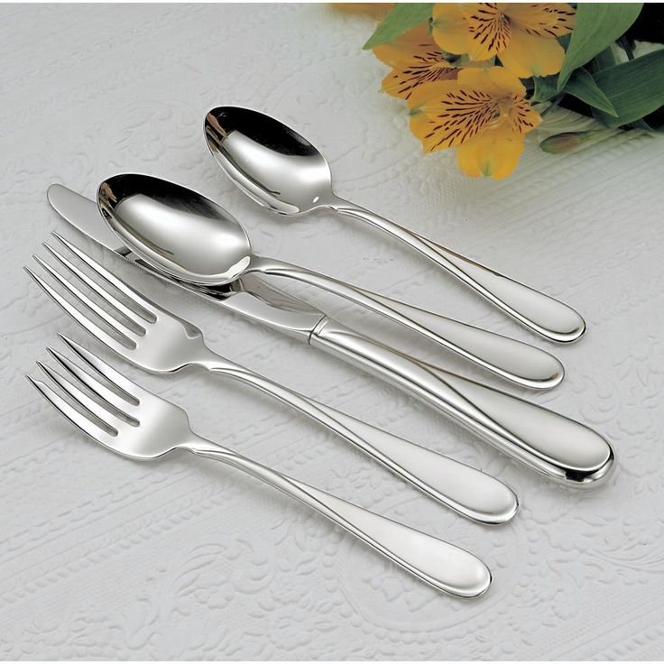 Flight 18/8 Stainless Steel Teaspoons (Set of 36)