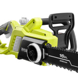 RYOBI 16 in. 13 Amp Corded Electric Walk Behind Push Mower/Blower/Chainsaw/String Trimmer Kit (4-Tool)