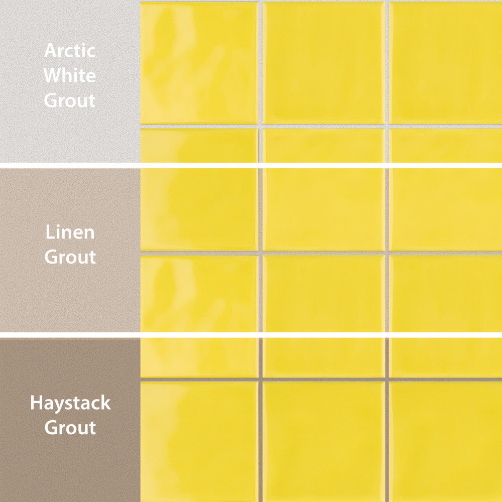 Merola Tile Twist Square Yellow Lemon 11-3/4 in. x 11-3/4 in. Ceramic Mosaic (9.79 sq. ft. / Case)