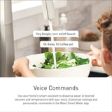 U by Moen Sleek Single-Handle Pull-Down Sprayer Smart Kitchen Faucet with Voice Control in Spot Resist Stainless