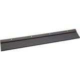36 in. x 80 in. 3/4 Lite Sanibel Primed Steel Prehung Left-Hand Inswing Front Door w/Brickmould - Super Arbor