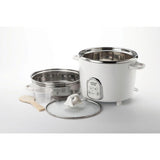 NutriWare Digital Pot Style 7-Cup Rice Cooker with Glass Lid and Non-Stick Pot