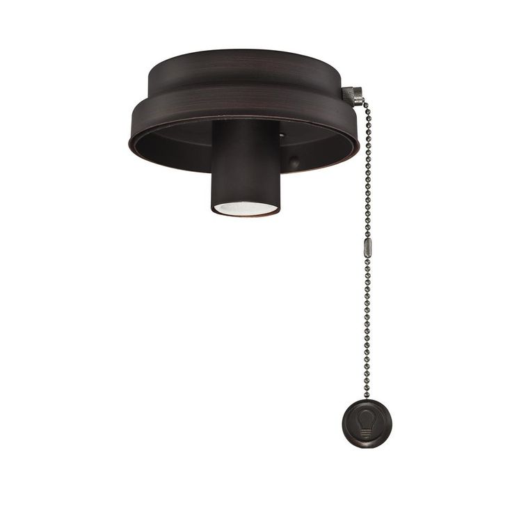 Dark Bronze Ceiling Fan Low Profile LED Light Kit