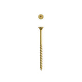 #8 x 2-1/2 in. T-Star Plus Drive Flat-Head Partial Thread Yellow Zinc Coated Multi-Material Screw (133 per Box)