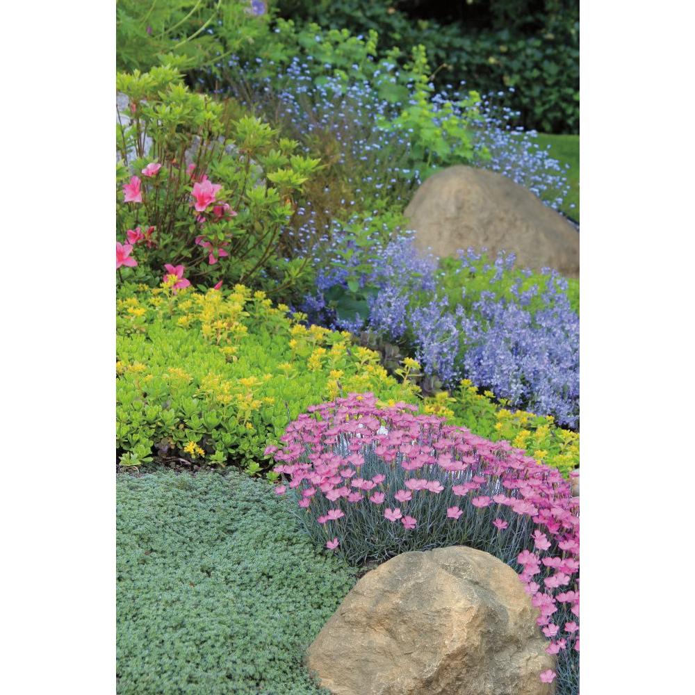 Outdoor Essentials 17 in. x 10.5 in. x 8 in. Gray Small Landscape Rock