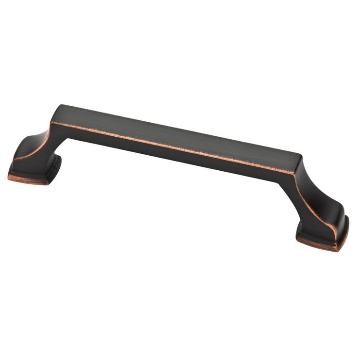 Brightened Opulence 3-3/4 in. (96 mm) Center-to-Center Bronze with Copper Highlights Drawer Pull