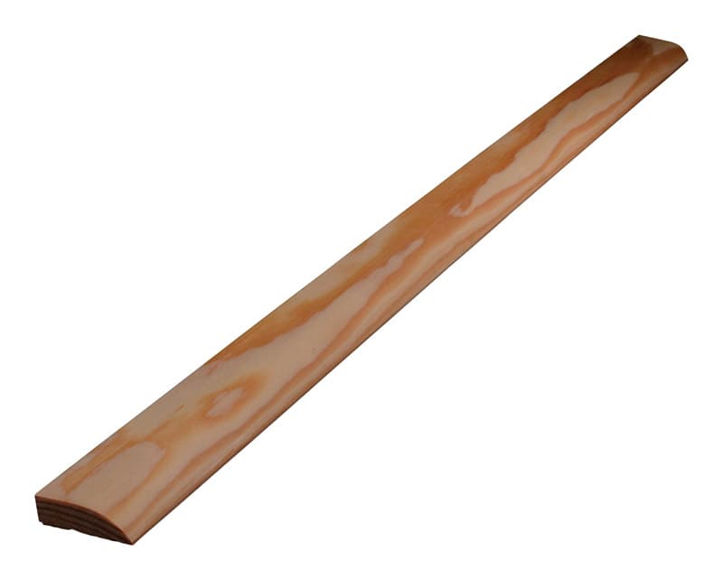 Alexandria Moulding 13/32 in. H x 7 ft. L Prefinished Brown Pine Molding