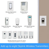 Wireless DIY 3-Way On/Off Lighting Control Wall Switch Set -White - Super Arbor