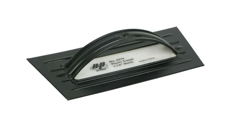 Marshalltown QLT 4-1/4 in. Plastic Notched Trowel