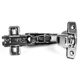 165-Degree 35 mm Full Overlay Frameless Cabinet Door Hinges with Installation Screws (5-Pairs) - Super Arbor