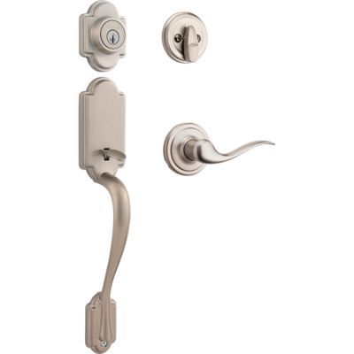 Kwikset Arlington Venetian Bronze Smartkey Single-Cylinder Deadbolt Keyed Entry Door Handleset Tube