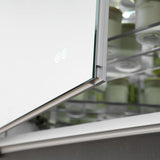 Tiempo 48 in. W x 30 in. H Recessed or Surface Mount Medicine Cabinet with LED Lighting and Mirror Defogger - Super Arbor