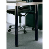 2-3/8 in. Adjustable 28 in. Black Steel Table Leg (Set of 4) - Super Arbor