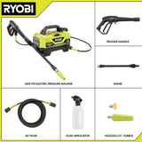 RYOBI 1,800 PSI 1.2 GPM Cold Water Electric Pressure Washer (RY141802)