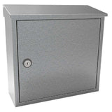 Allux 400 Black Wall Mount Locking Mailbox - Super Arbor