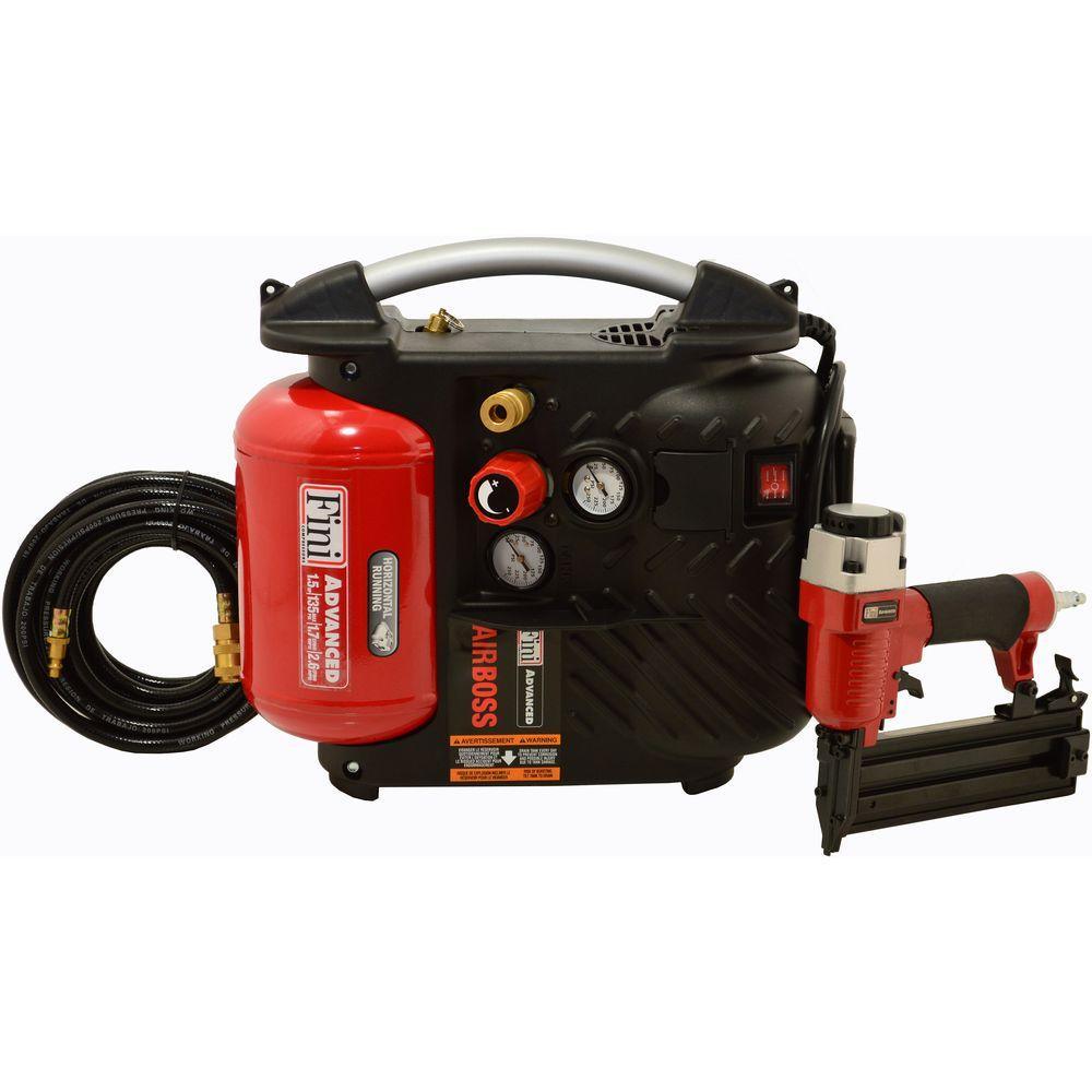 1.2 HP 135 PSI 1-Gun Air Boss Compressor Combo Kit - Super Arbor