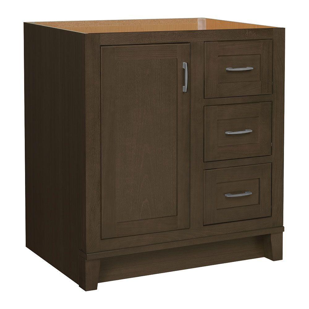 Kinghurst 30 in. W x 21 in. D x 33.5 in. H Bathroom Vanity Cabinet Only in White - Super Arbor