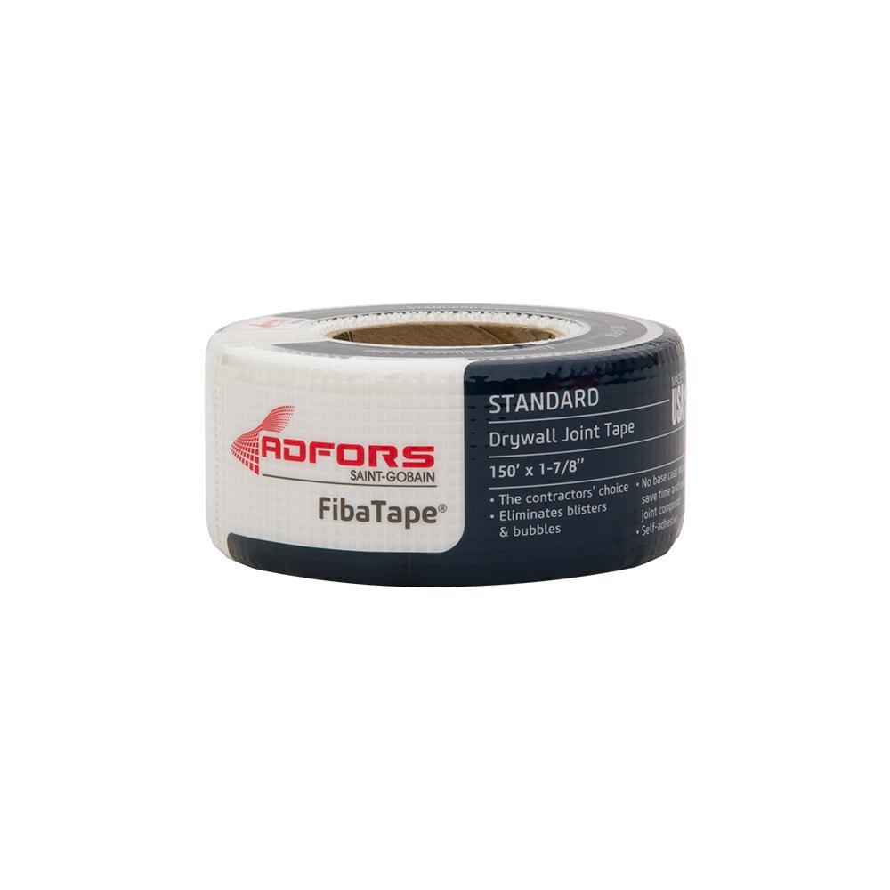 FibaTape Standard White 1-7/8 in. x 500 ft. Self-Adhesive Mesh Drywall Joint Tape - Super Arbor