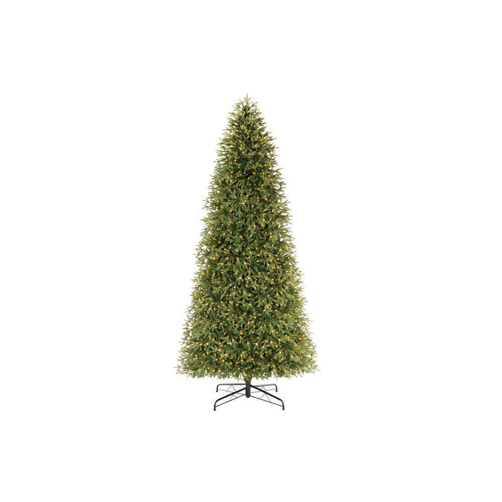 9 ft Jackson Noble Fir Pre-Lit LED Artificial Christmas Tree with 1500 Color Changing Micro Dot Lights - Super Arbor