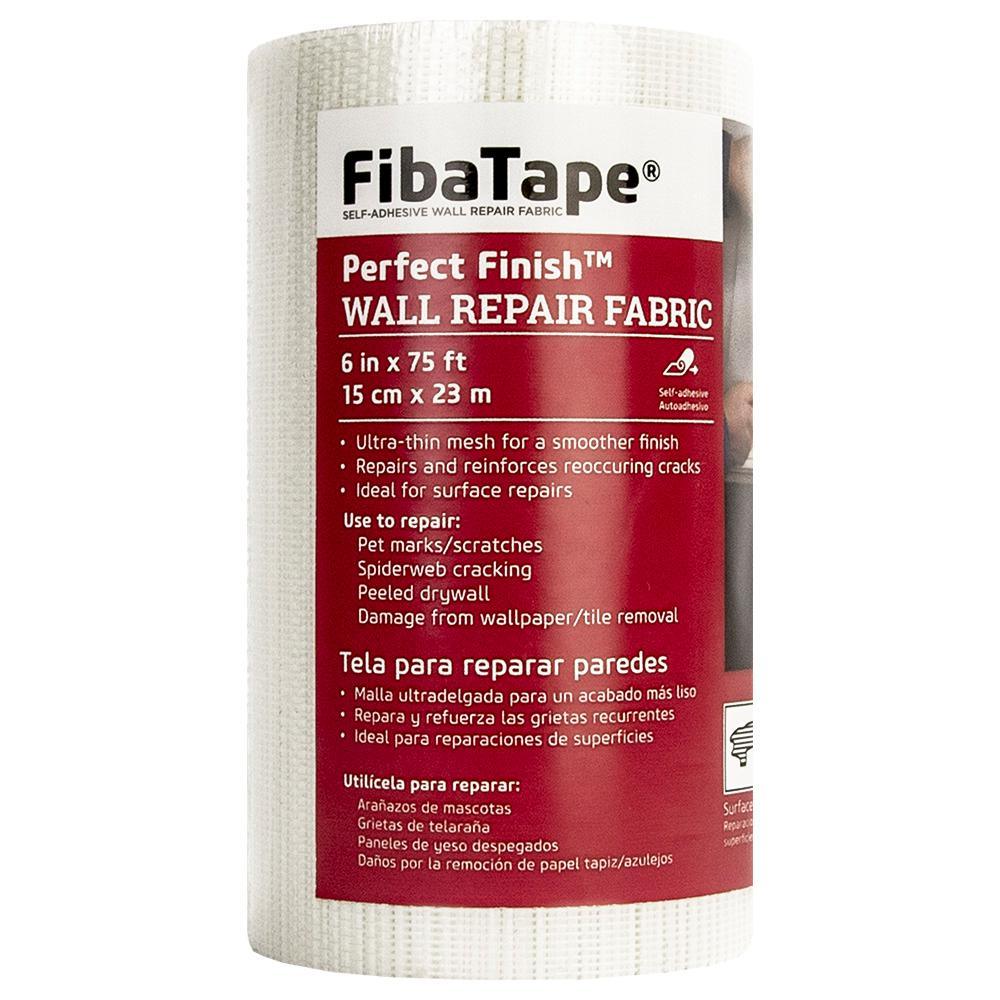 FibaTape 6 in. x 75 ft. Perfect Finish Wall Repair Fabric - Super Arbor