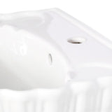 Foremost Brielle Pedestal Combo Bathroom Sink in White