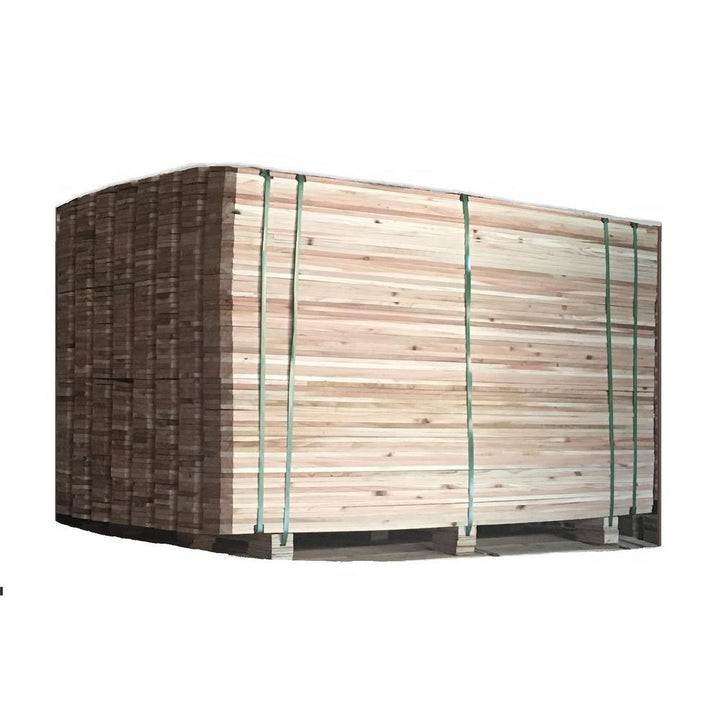 5/8 in. x 5-1/2 in. x 6 ft. Premium Select Quality Japanese Red Cedar Fence Pickets Dog-Ear, Full Pallet (560-Pickets) - Super Arbor