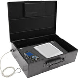 0.48 cu. ft. Fire Resistant Steel Laptop Security Box with Programmable Digital Lock