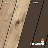Olympic Maximum 5 gal. Coffee Solid Color Exterior Stain and Sealant in One - Super Arbor
