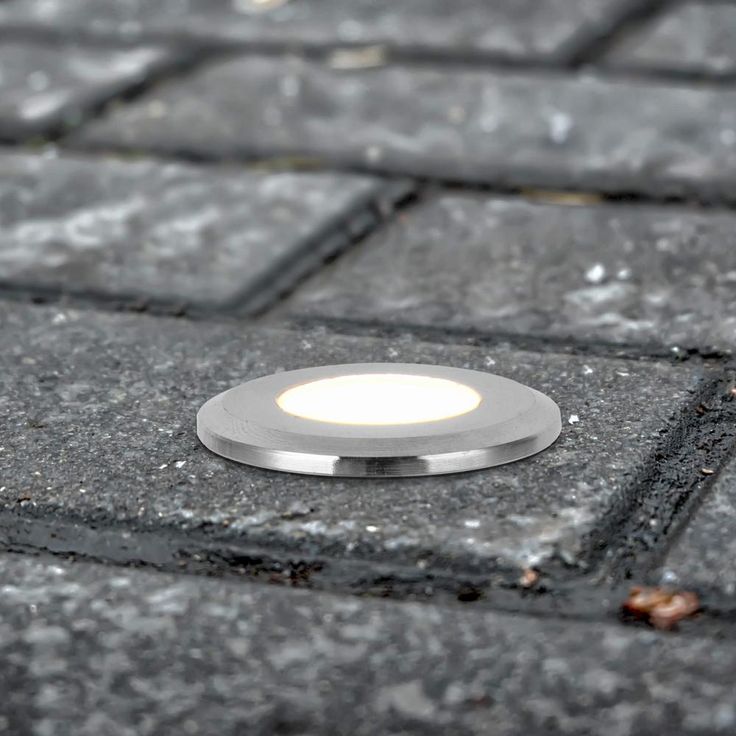 1-Watt Stainless Steel Outdoor Integrated LED 3000K In-Ground Landscape Path Light