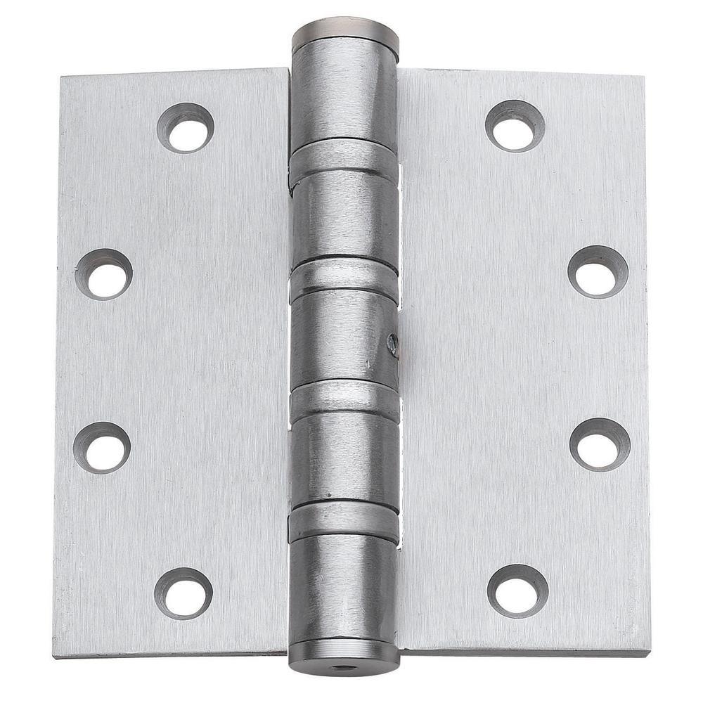4.5 in. x 4 in. Oil-Rubbed Bronze Ball Bearing Non-Removable Steel Hinge with 5/32 in. Radius (Set of 3) - Super Arbor