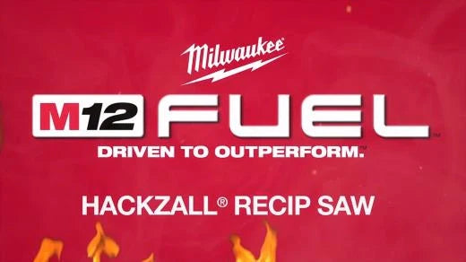 Milwaukee M12 FUEL 12-Volt Brushless Cordless HACKZALL Reciprocating Saw Kit with XC High Output 5.0Ah Battery
