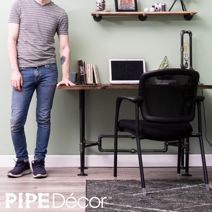 3/4 in. Black Steel Pipe 3 ft. L x 28.5 in. H  