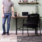 3/4 in. Black Steel Pipe 3 ft. L x 28.5 in. H  