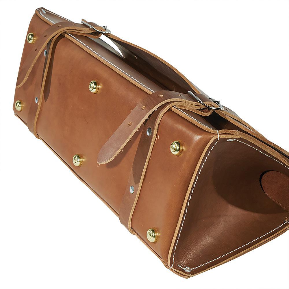 8 in. Deluxe Leather Tool Bag - Super Arbor