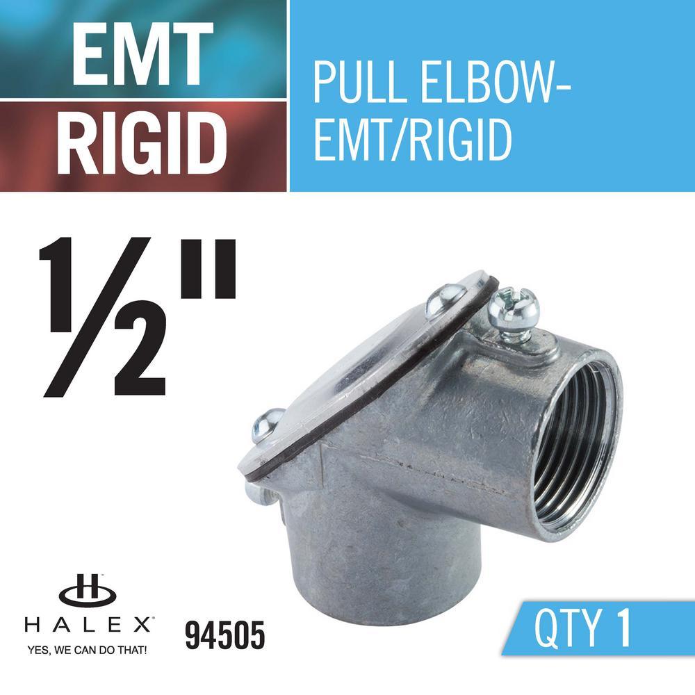 1/2 in. EMT/Rigid Pull Elbow - Super Arbor